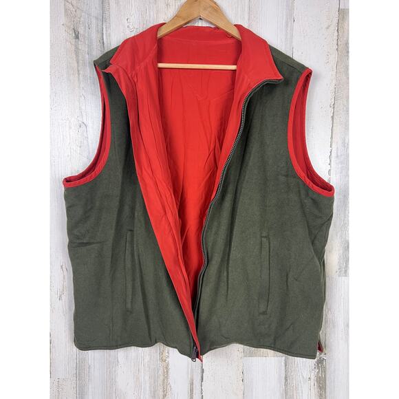 Saks Fifth Avenue Reversible Cashmere Zipper Vest • Mens XXL - Picture 4 of 10